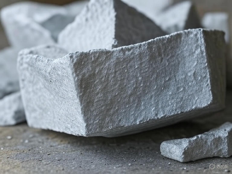Polished zinc ingots